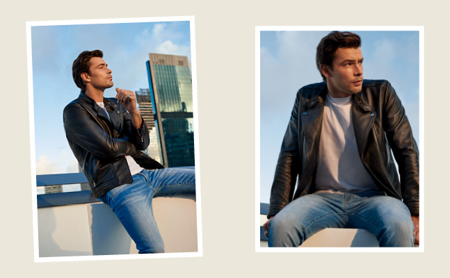 How to wear a leather jacket